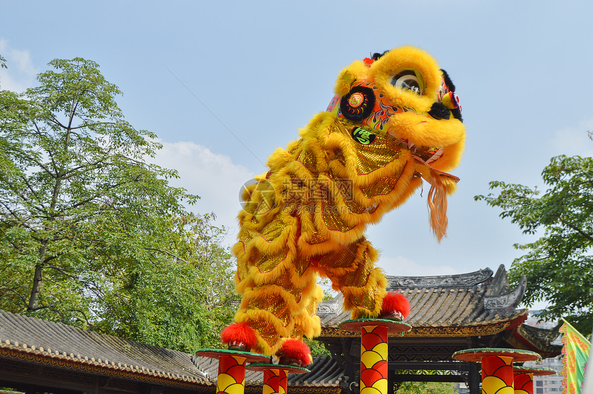 黄飞鸿故居舞狮