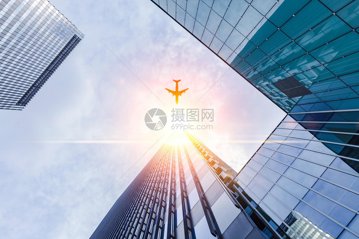 仰拍建筑