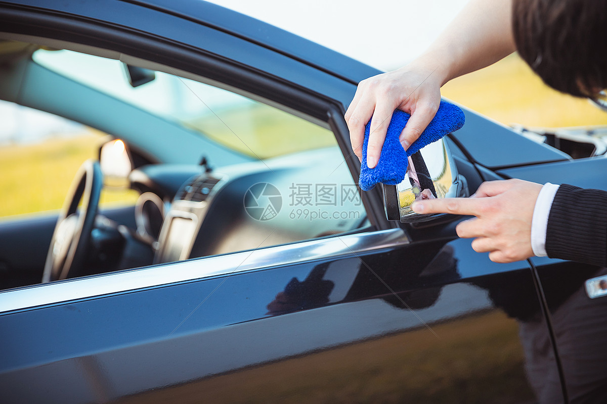 图片 照片 生活方式 擦车.