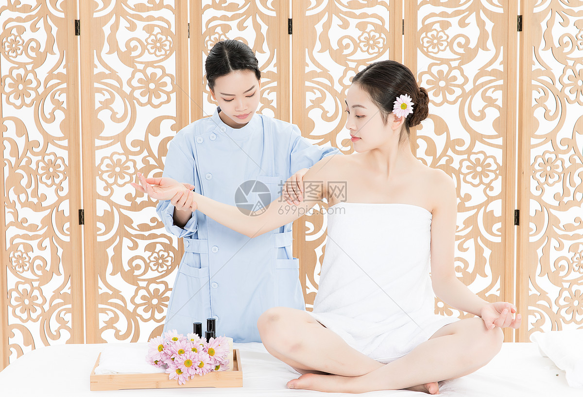 性感美女养生spa