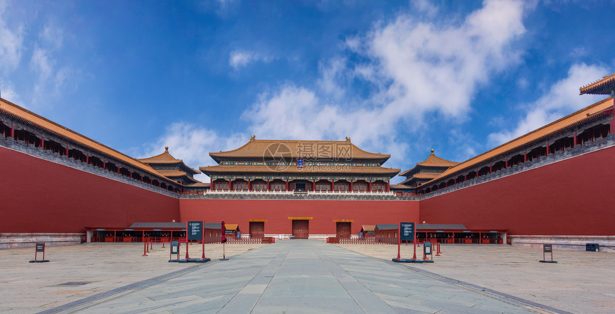 北京故宫午门全景图片