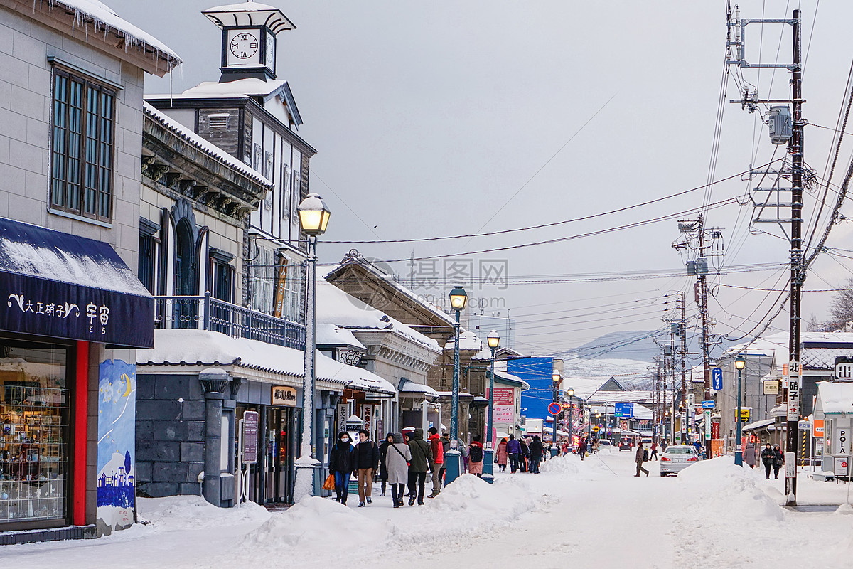 日本北海道小樽街景