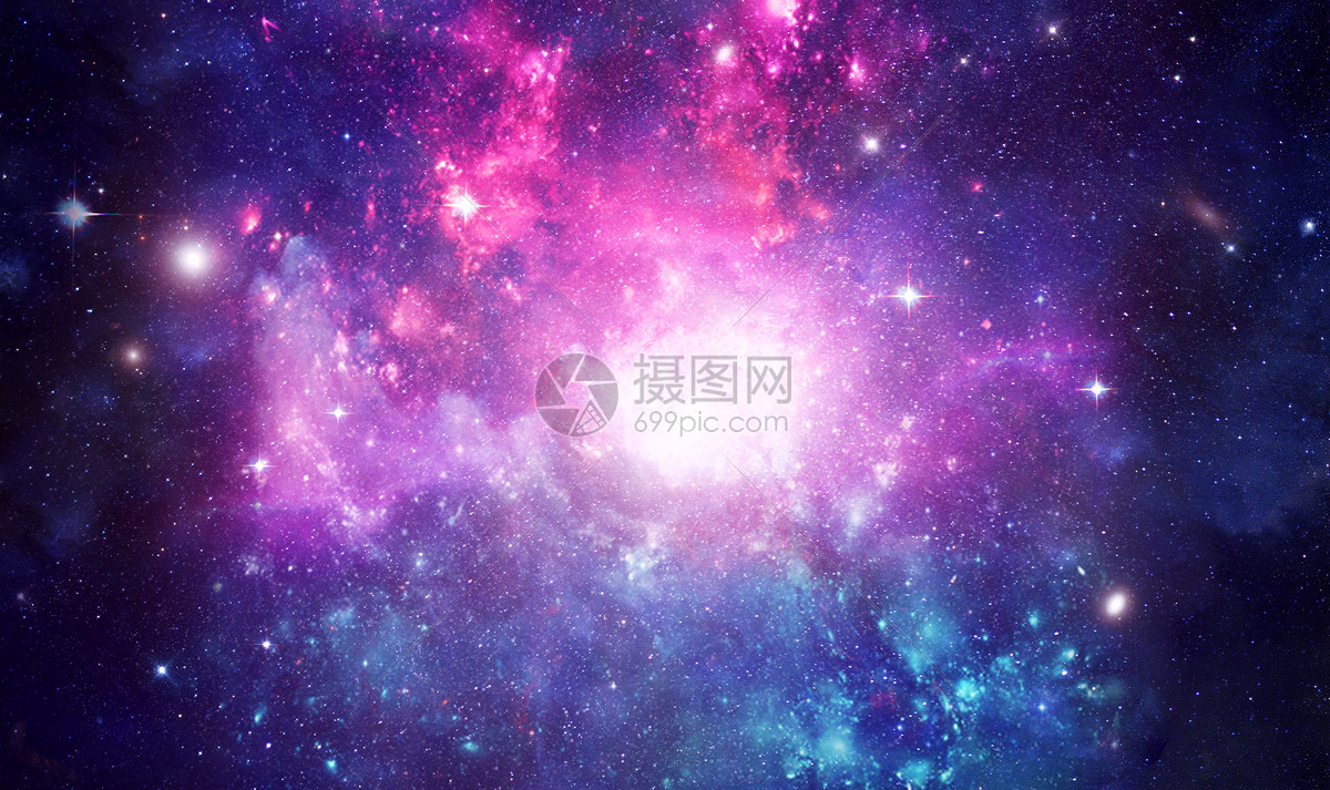 摄图网 创意合成 背景素材 梦幻星空.