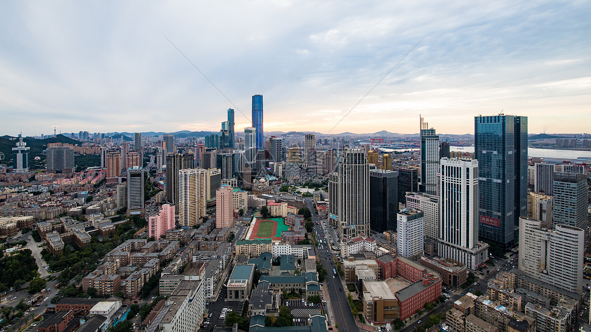 大连城市建筑全景