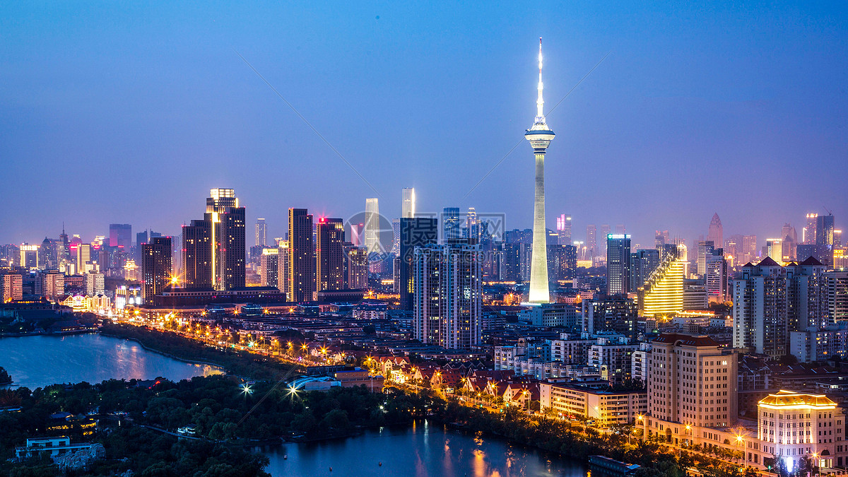 天津城市夜景图片素材_免费下载_jpg图片格式_vrf高清