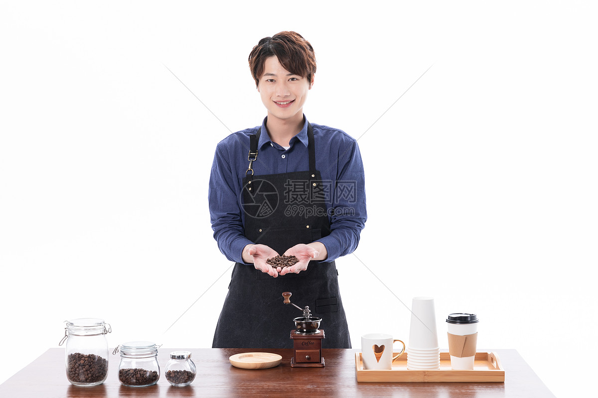 男性咖啡师制作手冲咖啡图片素材_免费下载_jpg图片