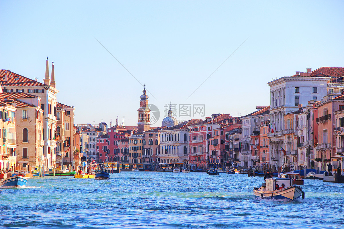 意大利威尼斯全景,运河,船,街道,城市,5K风光壁纸_4K风景图片高清壁纸_墨鱼部落格