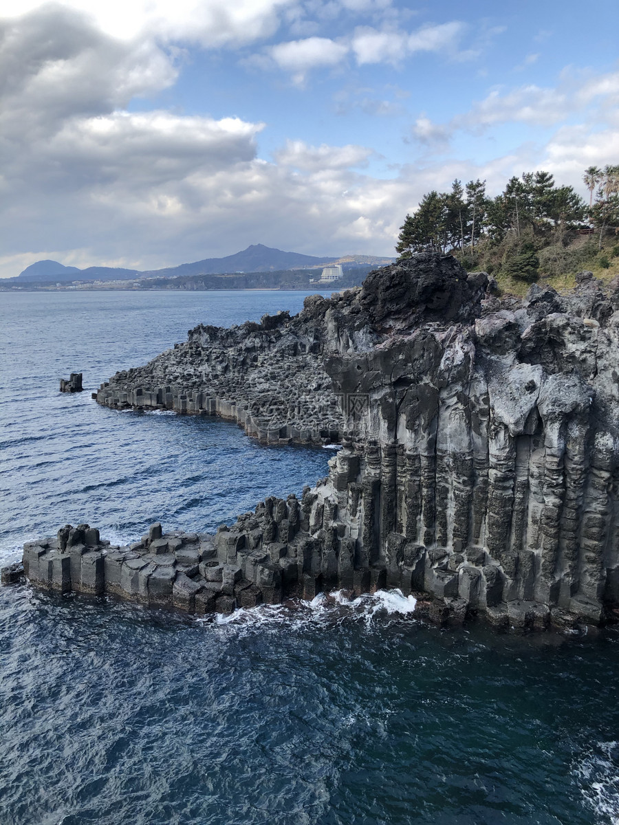 济州岛柱状节理带