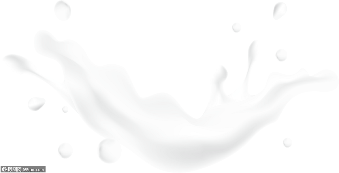 营养牛奶矢量牛奶飞溅元素喷溅的牛奶奶流