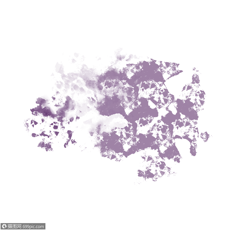 水彩斑点紫色抽象图片