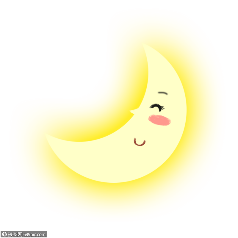 月牙月牙元素月牙图片