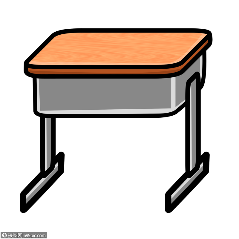课桌桌子卡通高清图片素材