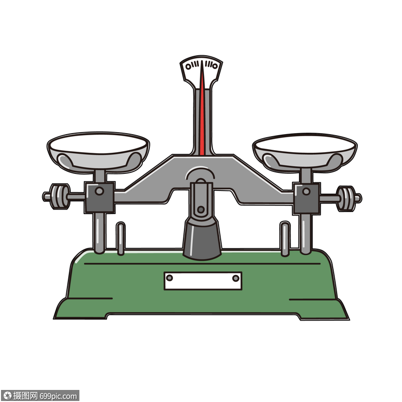天平秤教具质量高清图片素材