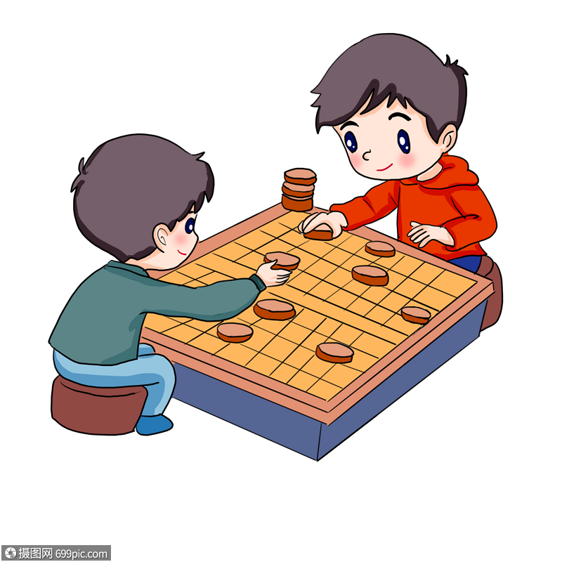 下围棋小男孩象棋图片