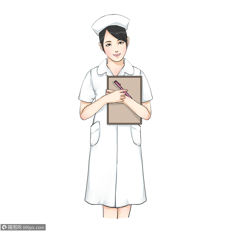 微笑的护士微笑天使女性