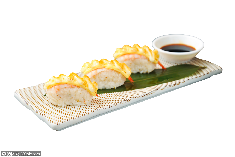 芝士虾寿司日料主食海鲜