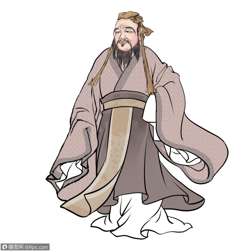 孔子立像儒家儒学图片
