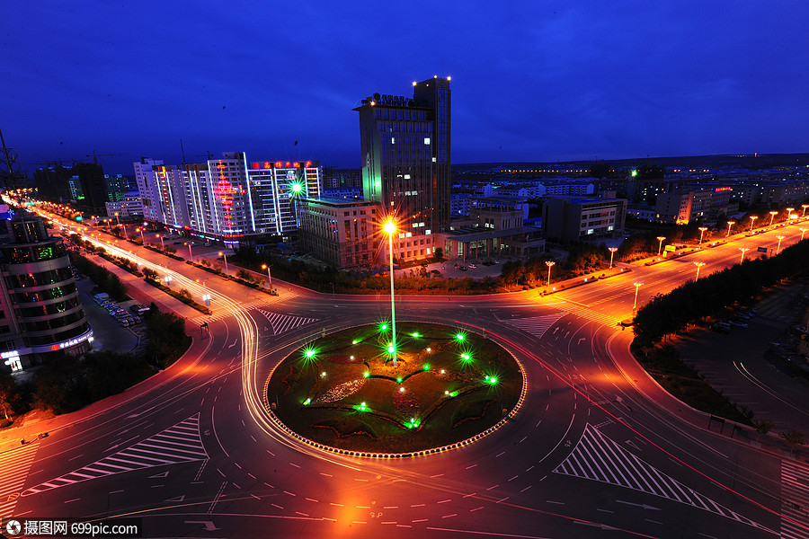 黑河城市夜景