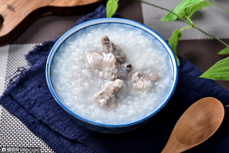 排骨粥白粥白粥高清图片素材