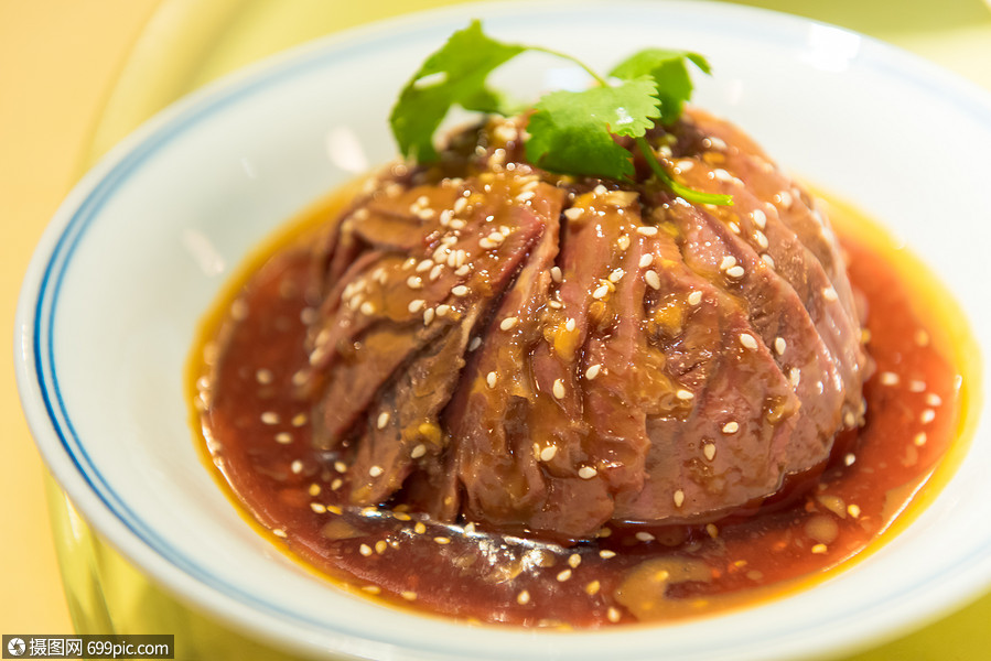 冷菜牛肉片中餐美食新鲜