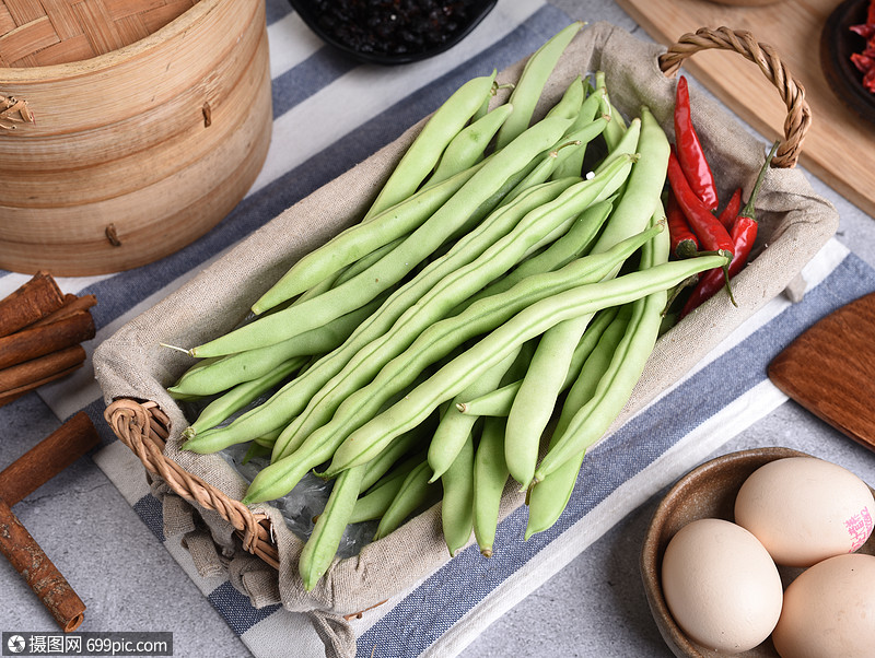 四季豆蔬菜无筋豆图片