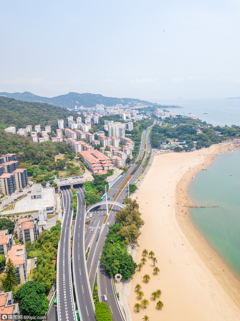 厦门网红环岛路全景