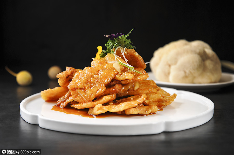 锅包肉美食热菜东北特色美食