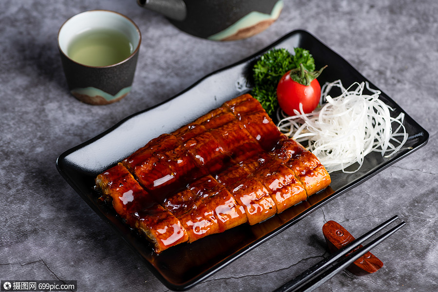 照烧鳗鱼日料小食图片