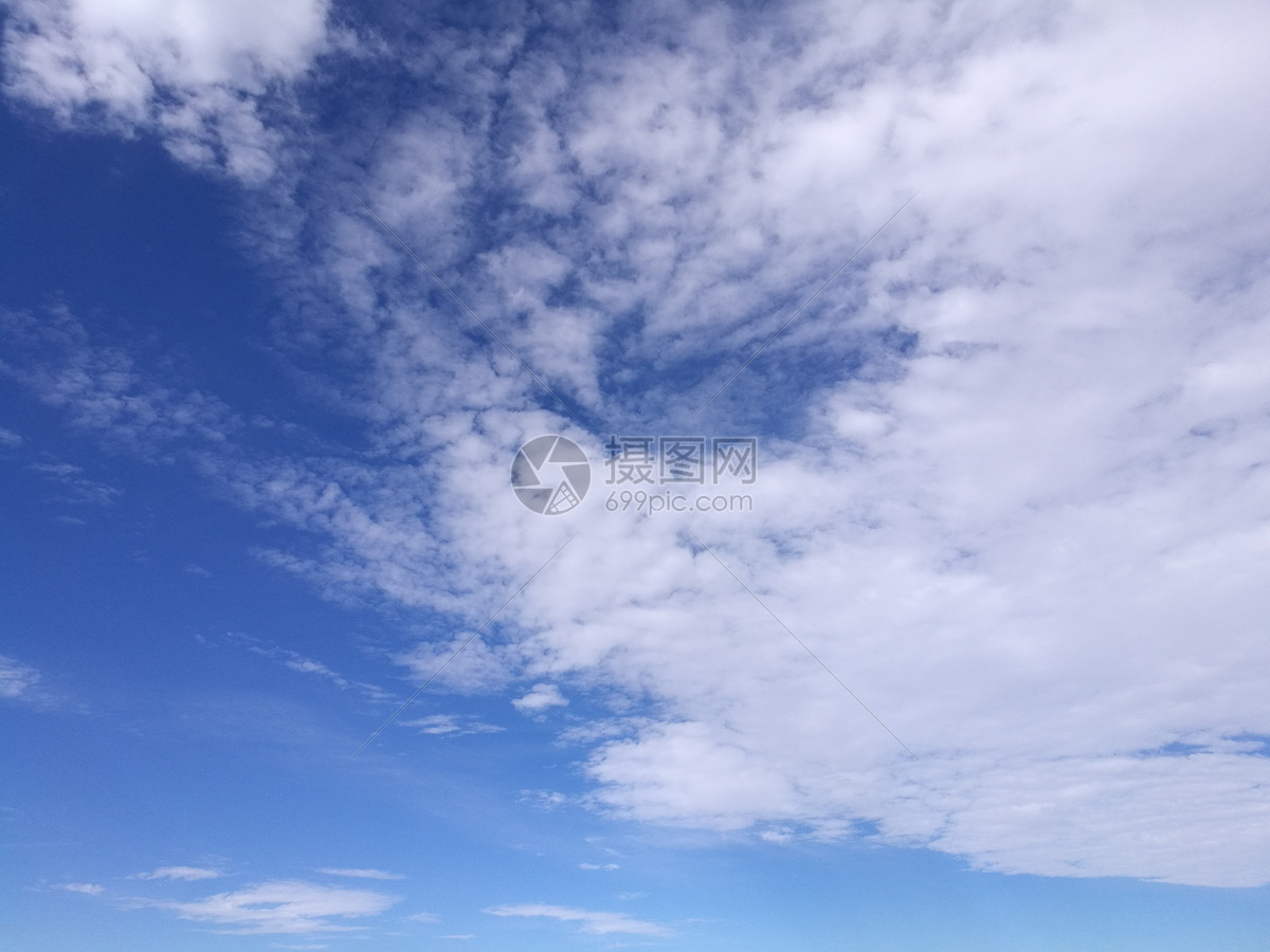 圖片 照片 自然風景 藍天白雲,若風吹雲.