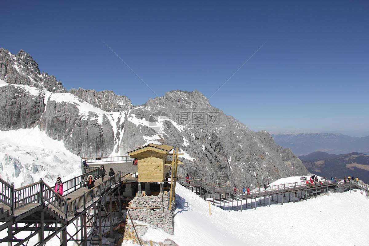 唯美圖片 自然風景 玉龍雪山jpg