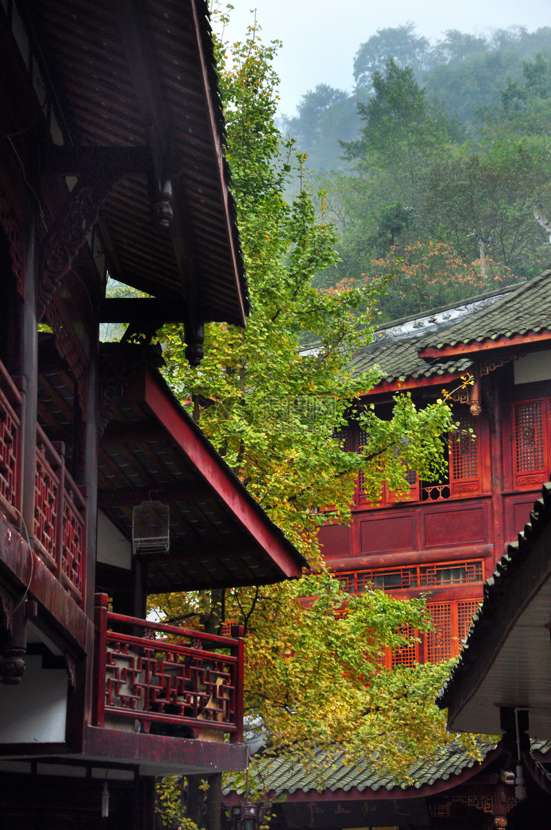 成都泰安古镇泰安寺庙