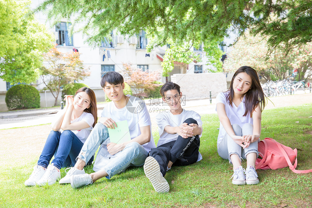 校园生活学生教育学习看书