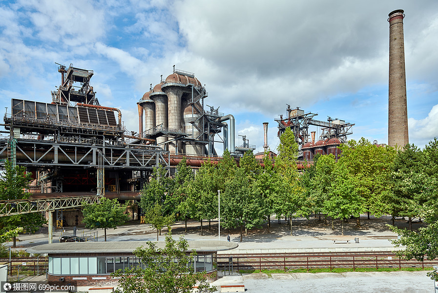 德国杜伊斯堡工业工厂公共公园地标旅游景点