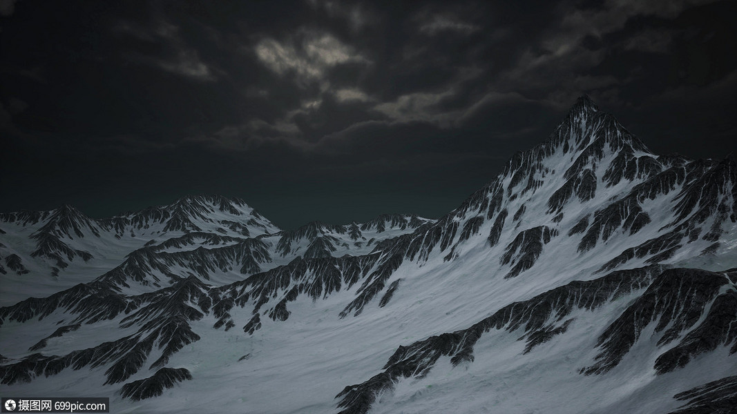 挪威山脉严峻的景观戏剧的深色挪威山脉严峻的景观自然风景