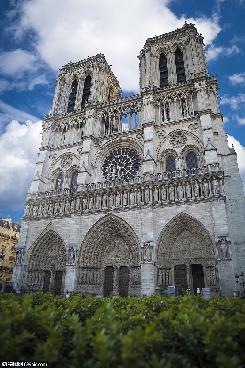 晚上的母巴黎星光下晚上的母地标历史