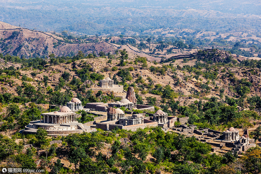 印度教寺庙坎巴尔加堡内拉贾斯坦邦,印度印度教寺庙坎巴尔加堡