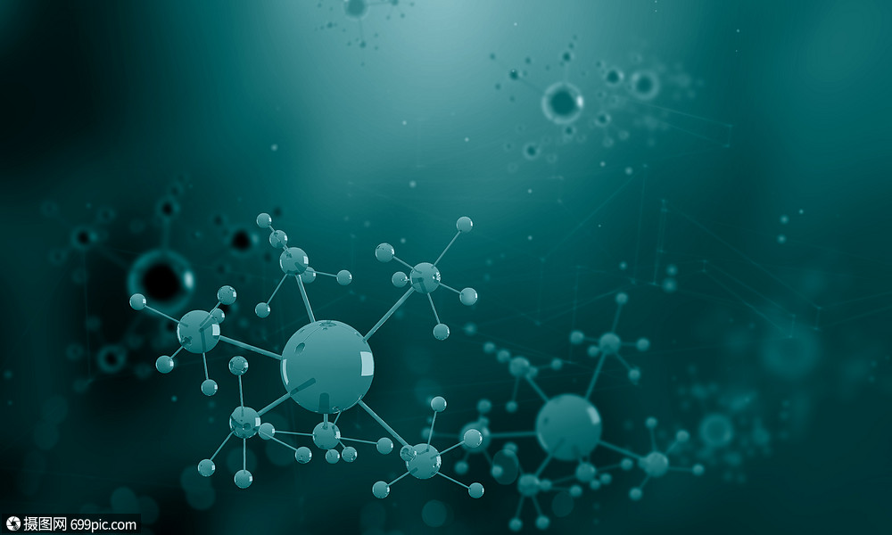 分子链分子链的高科技背景化学的未来主义
