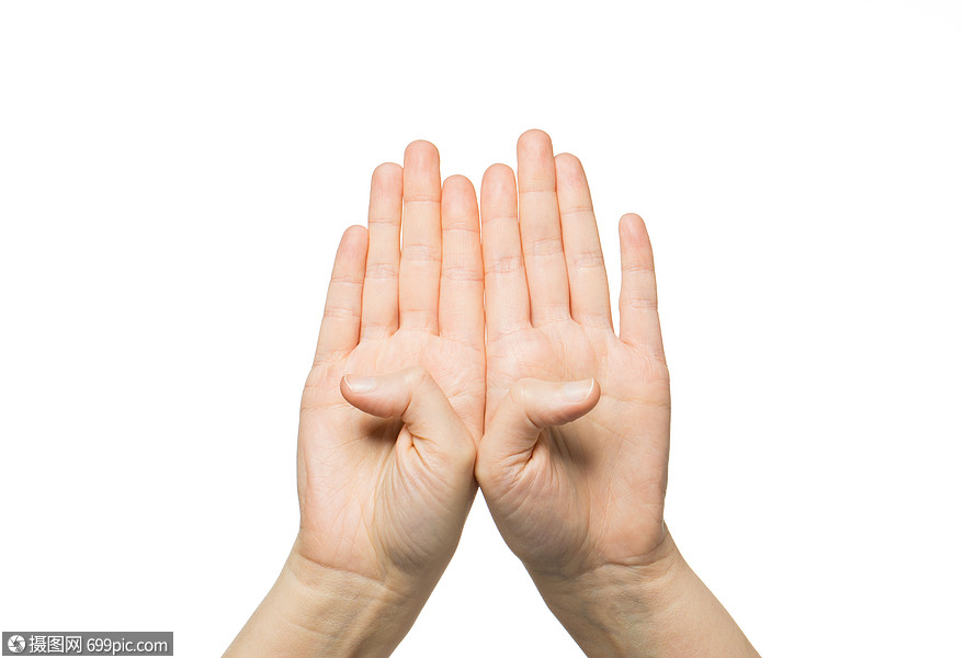 手势,人身体部位的特写两只手八个手指人类信