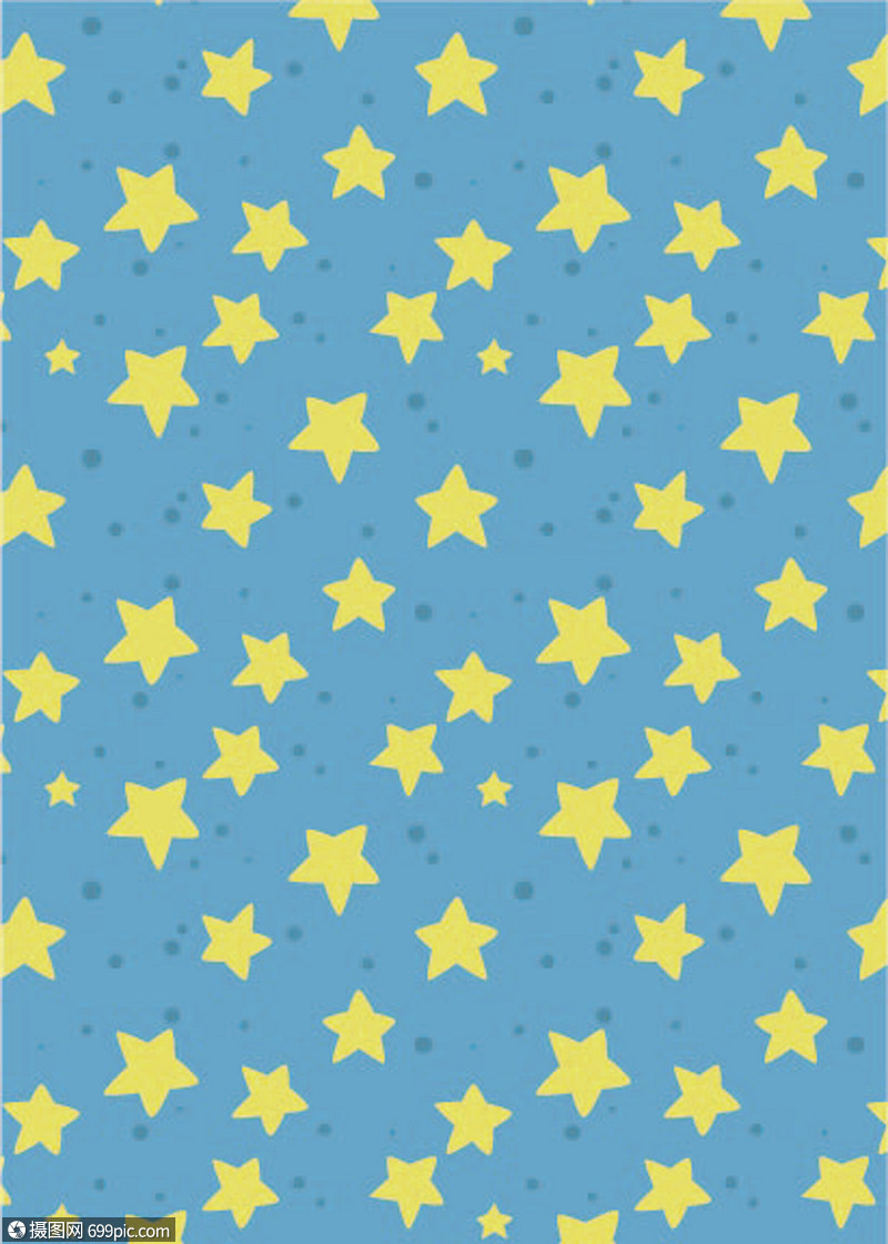 国外卡通星星矢量星星填充ai背景
