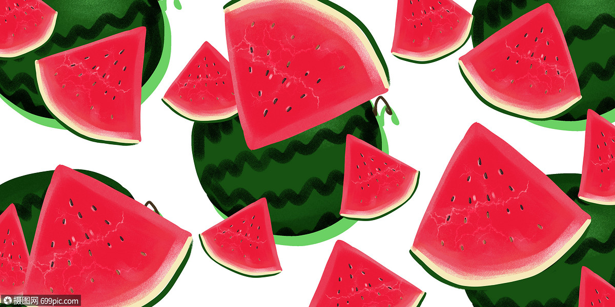 西瓜背景图