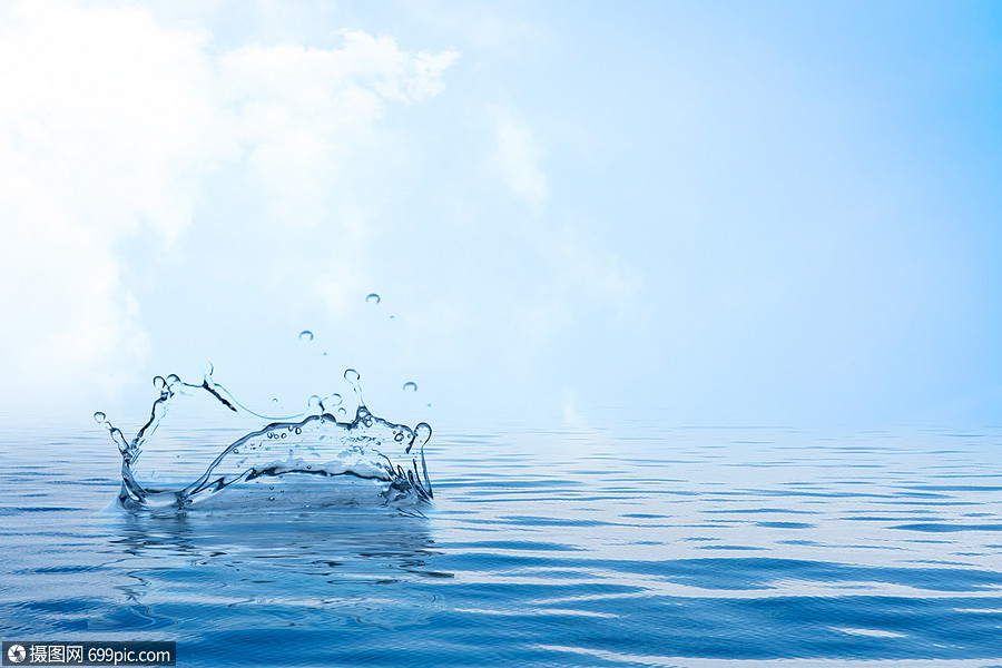 夏季凉水背景