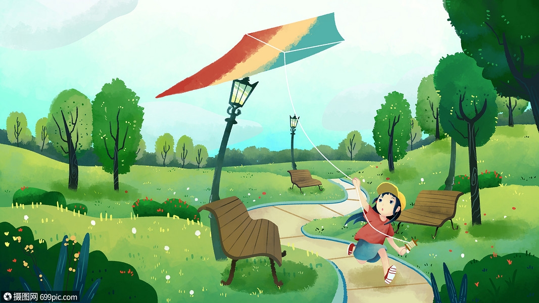 儿童节插画童趣高清图片素材