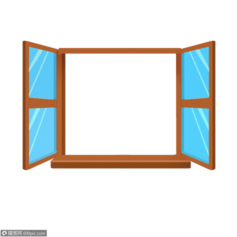 窗户元素插画高清图片素材