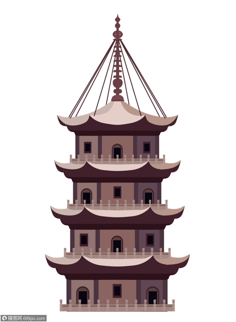 塔元素素材高清图片素材