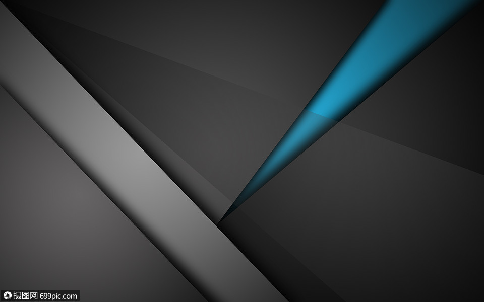 商务ppt背景扁平蓝色