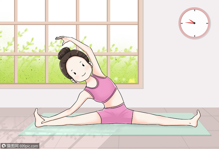 瑜伽女孩