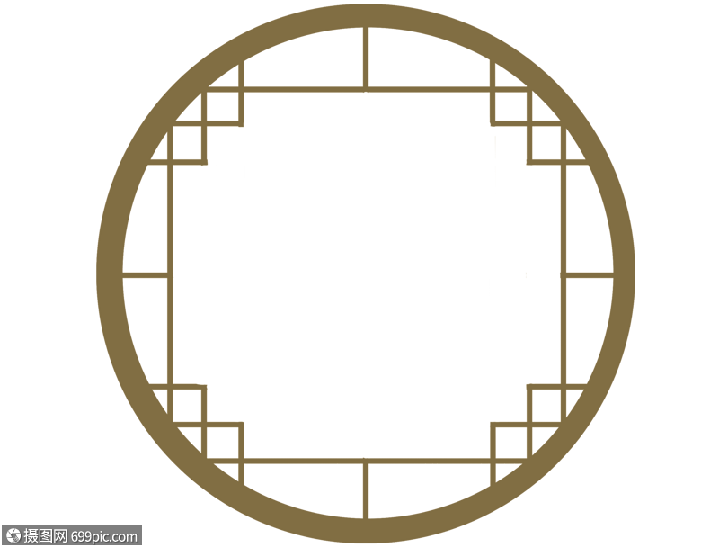 中国风窗框素材图片