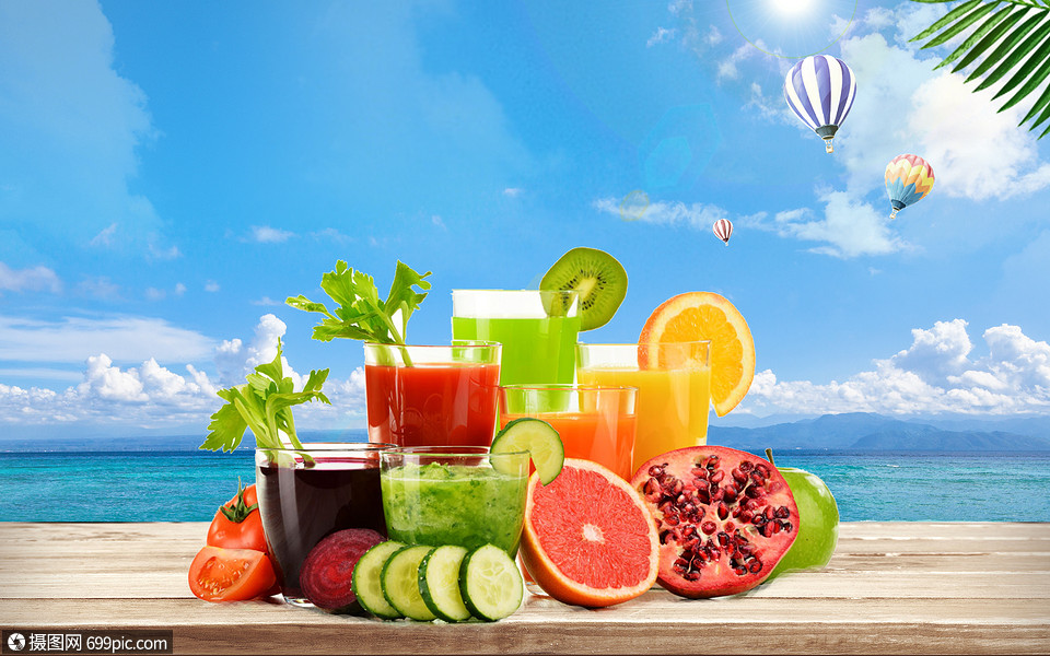 夏季冰镇饮料冰爽橙汁