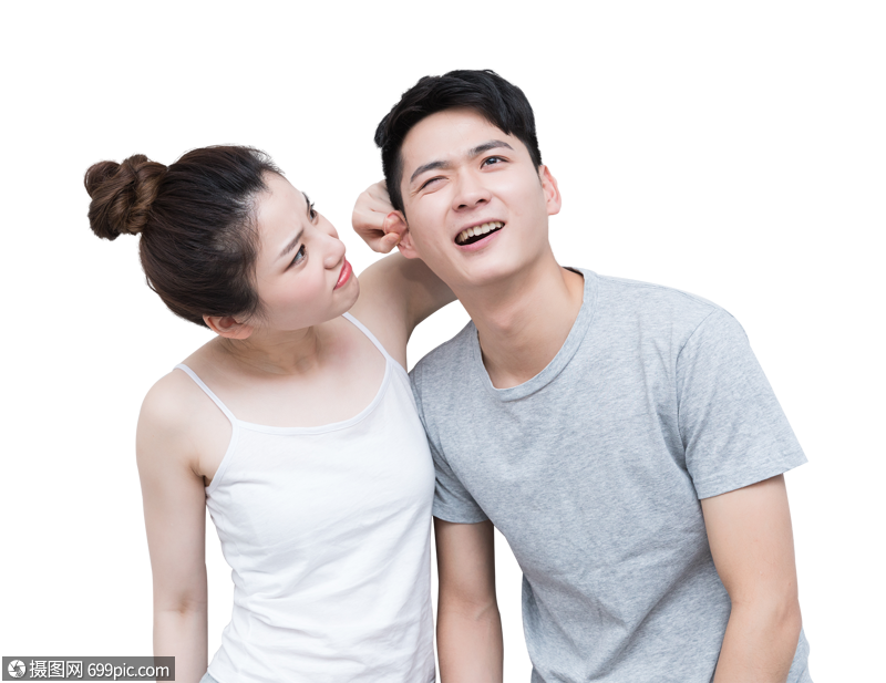 情侣创意搞怪大头照