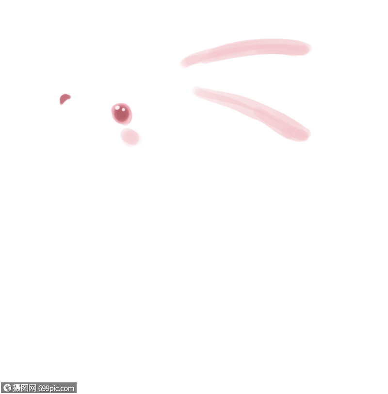 卡通兔子中秋节兔子素材